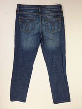 Calvin Klein 29X30 Size 29/8 Womens Skinny Blue Denim 5 Pocket Logo Tag Jeans