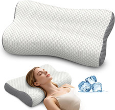 Cervical Neck Pillow for Pain Relief, Contour Memory Foam Pillows for Sleeping,