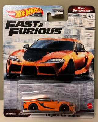 Hot Wheels Premium Fast & Furious Toyota GR Supra 1:64 Fast Superstars 5/5 GRL80