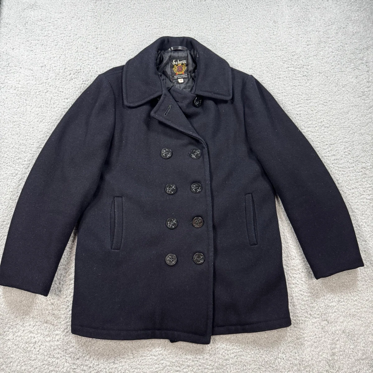 SCHOTT Pea Coat Coats for Men for Sale | Shop New & Used | eBay