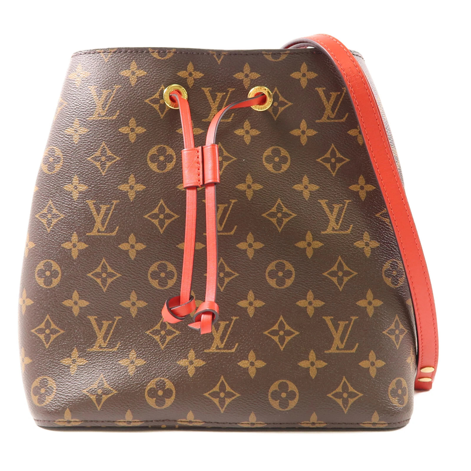 LOUIS VUITTON（LV） Borsa a secchiello Louis Vuitton Ghw Neo Noe borsa a tracolla M44021 monogramma coquelicot