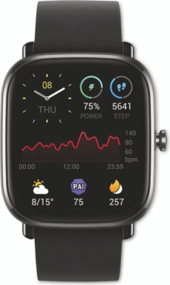 Amazfit Smartwatch GTS 2 Mini Fitness Uhr 1.55 Zoll AMOLED Display, GPS Aktivitä