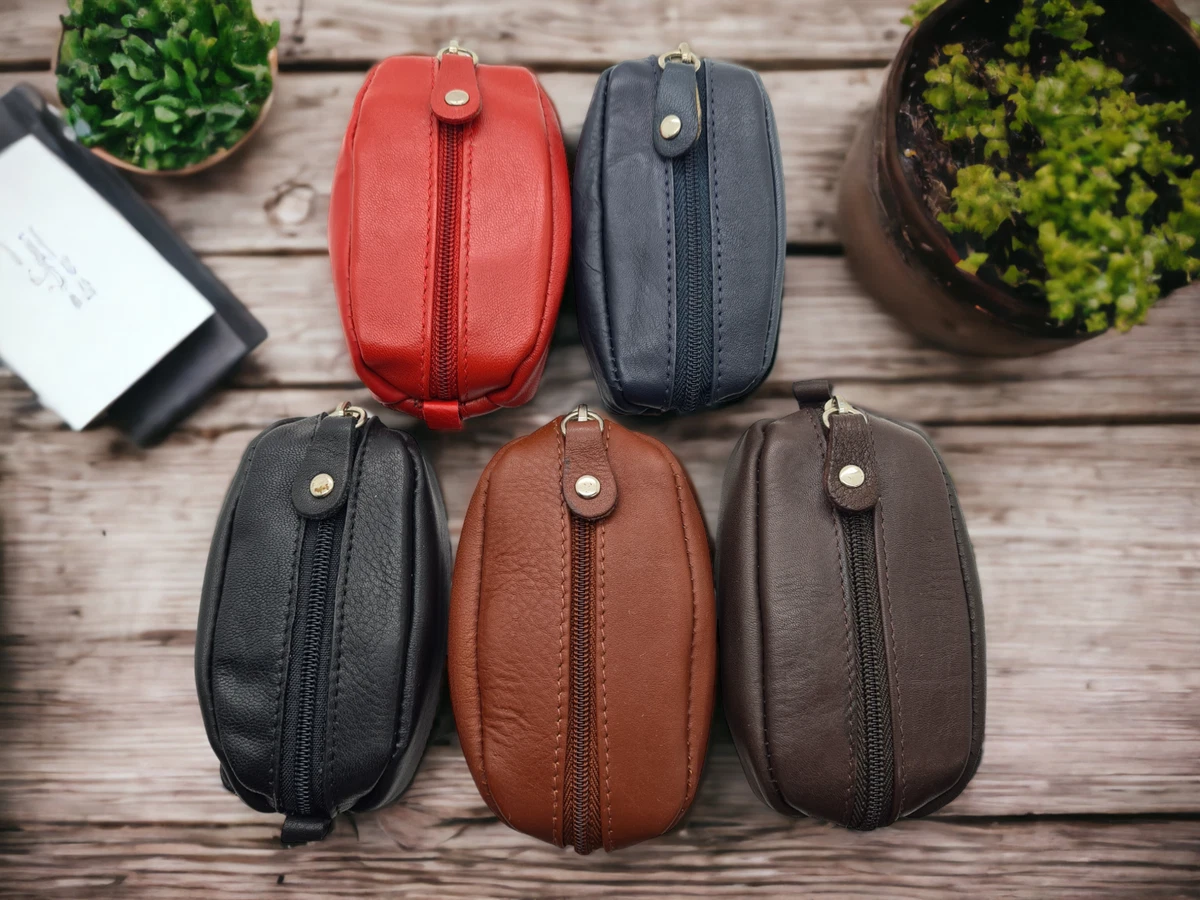 New Design Crazy Horse Leather Car Key Holder Case Key Wallet Coin Purse  Keyring Zipper Pouch Waist Hanging Key Bag for Men - China Wallets and Card  Holders price | Made-in-China.com