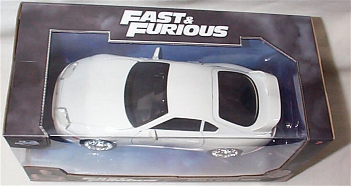 Fast & Furious Brians Toyota Supra White 1-24 Diecast model Jada