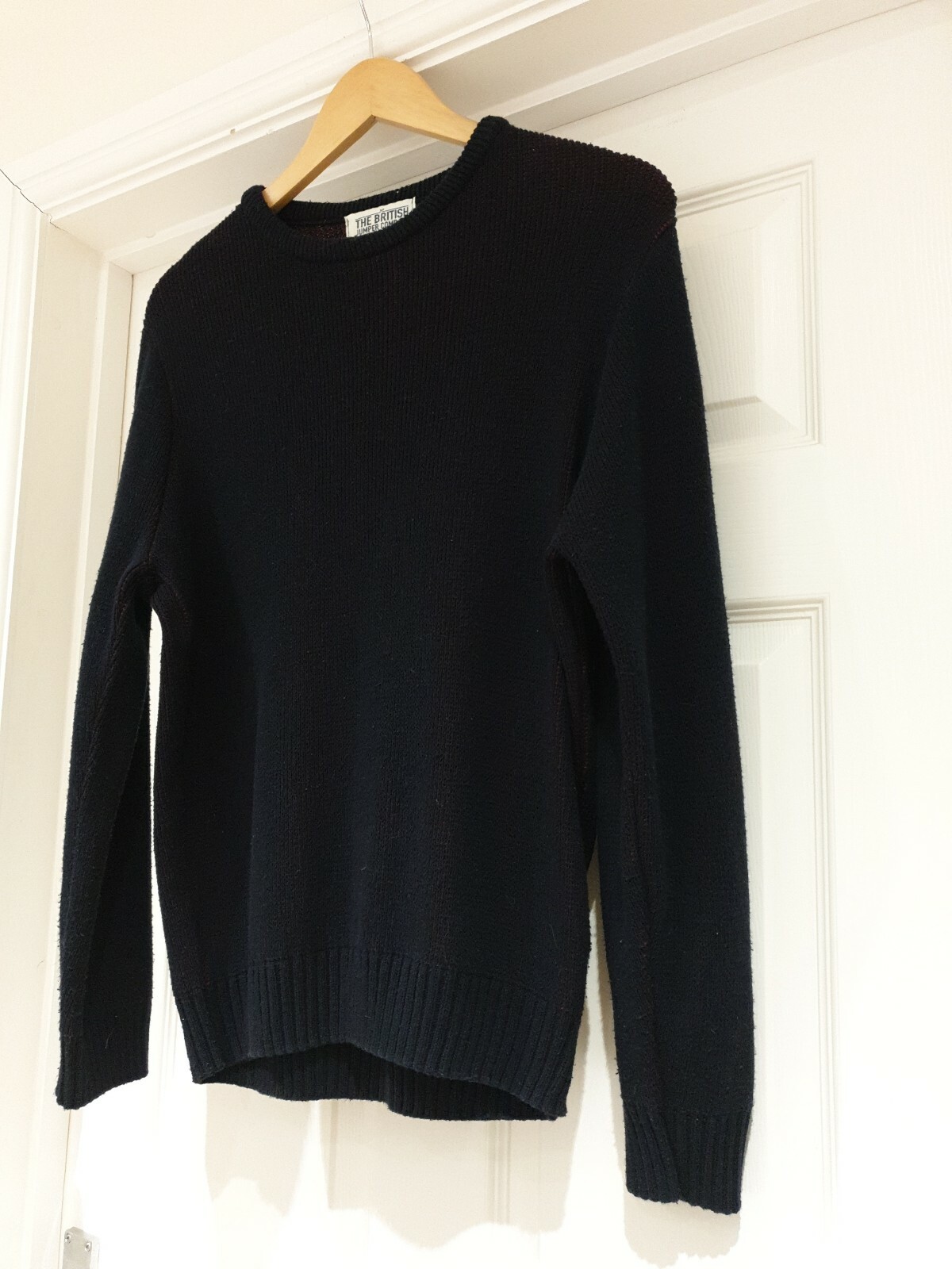 THE BRITISH JUMPER COMPANY Jumper Blue/Red Long Sleeve Men's Size Medium image 3