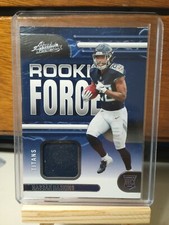 2022 Panini Absolute Hassan Haskins Rookie Force Patch Tennessee Titans #RF-28