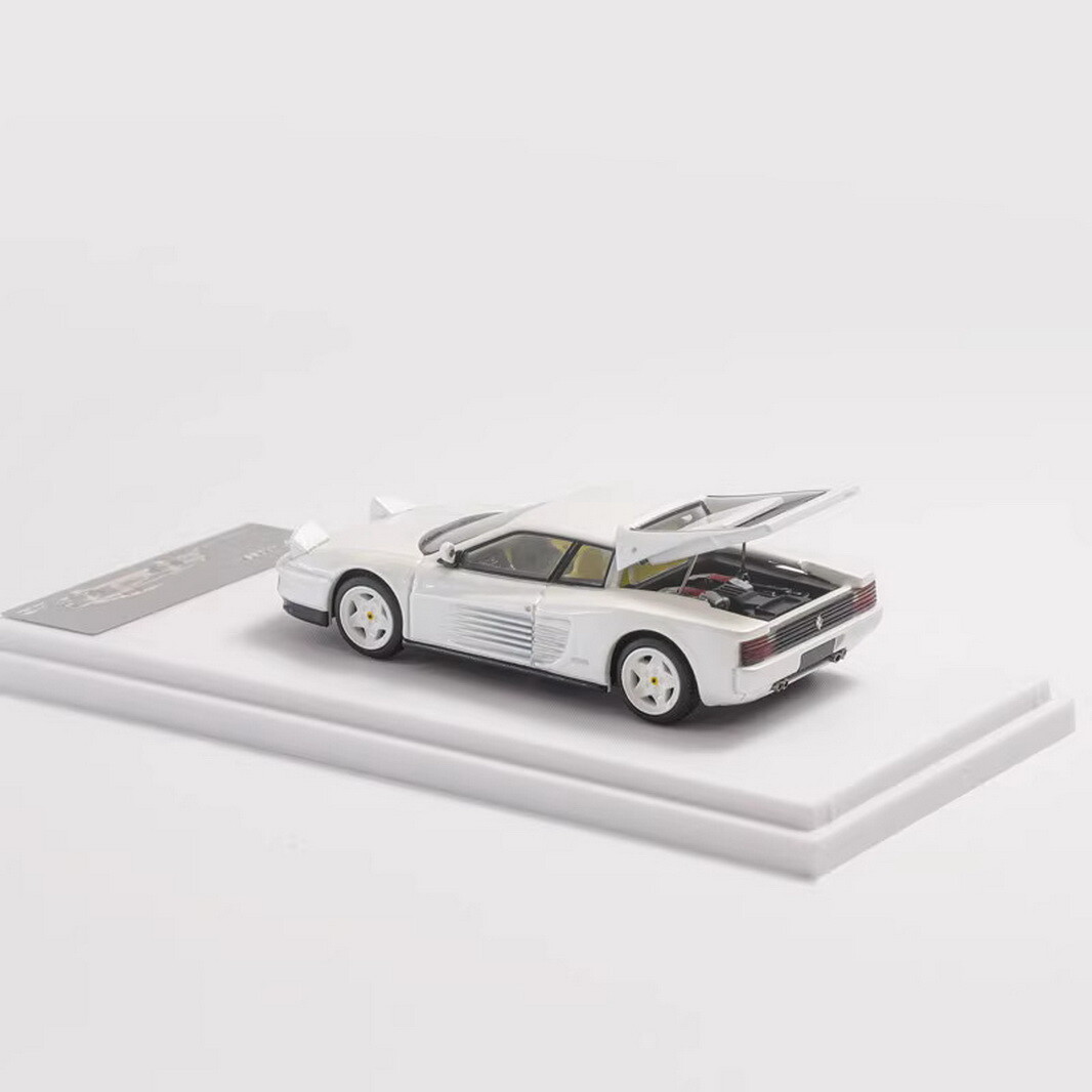 XF Model 1/64 Scale Ferrari Testarossa F110 White Diecast Car