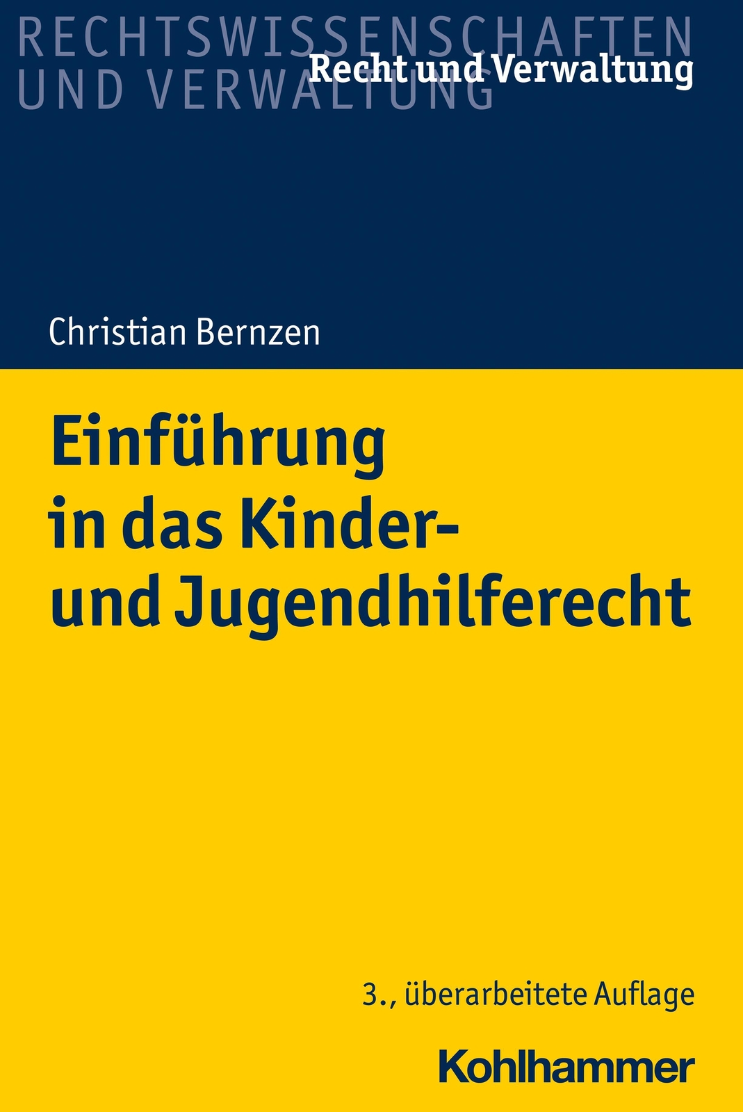 Thumbnail - Einführung In Das Kinder- Und Jugendhilferecht Christian Bernzen