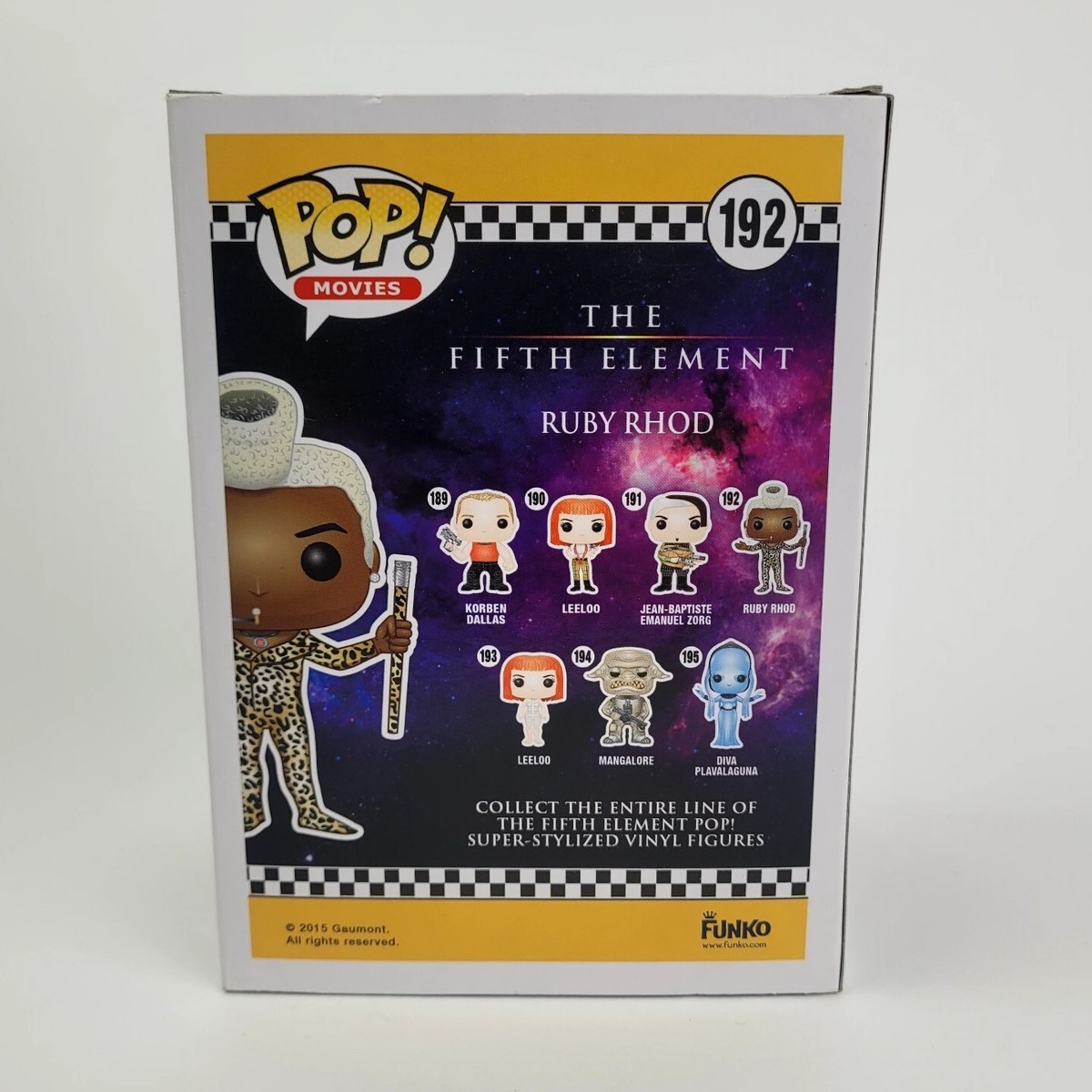 Funko POP! The Fifth Element Vinyl Figure Ruby Rhod #192 New In