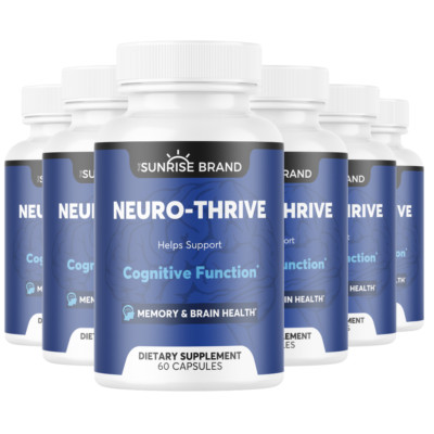 Neuro-Thrive Supports Cognitive Function Memory & Brain Health 6pck 360cps