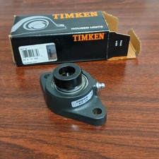 Timken RCJT 3/4 2-Bolt Flange Mount Ball Bearing Unit 3/4"Bore Cast Iron