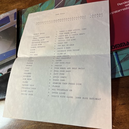 Rendezvous With Rama (Commodore 64) Telarium Arthur C Clarke 5 1/4 disco stile LP - Foto 17 di 20