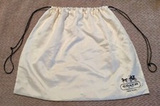 Coach Dust Bag Storage Protective Satin Drawstring Large Travel 19  X 15  