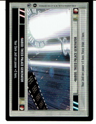 STAR WARS CCG REFLECTIONS III DARK SIDE PREMIUM NABOO: THEED PALACE GENERATOR
