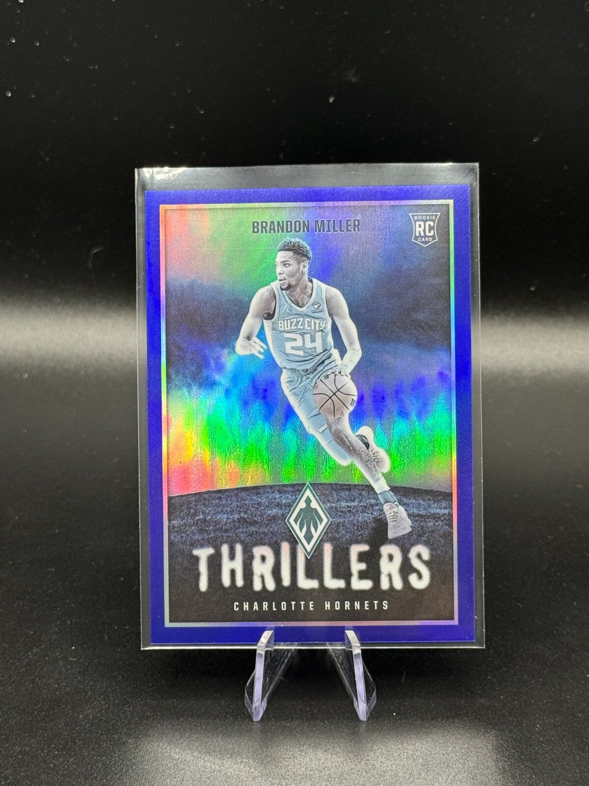 2023-24 Phoenix Brandon Miller #8 ROOKIE RC Thrillers Blue Prizm 15/25 Hornets