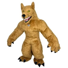 New Furry Wolf Inflatable Costume Mascot Adult Halloween Cosplay Party Dress Up