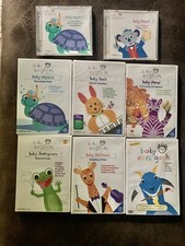 Disney Baby Einstein Musical Language Learning Nursery Kids Children DVD CD Lot