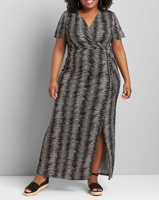 maxi dress 1x Plus Size Casual Maxi Dress Square Neck-Black, 5XL