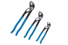 Laser Tools 8756 Water Pump Pliers 3 Piece Set With Adjustable Jaws 0mm to 40mm