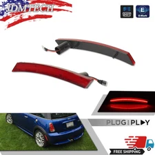 For MINI Cooper R50 R52 R53 2002-2008 Red Lens LED Rear Side Marker Lights Lamps