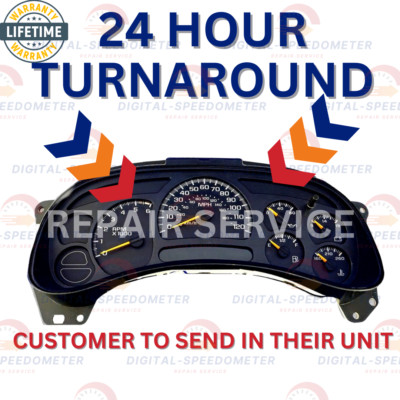 2004 Silverado Tahoe  Instrument Cluster IPC Gauge Repair Service 2 your cluster