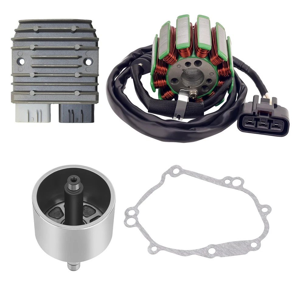 Stator Flywheel Rotor Rectifier Gasket Kit For 2004-2015 Yamaha YZF R1 FZ1 FZ8 - Image 2 of 4