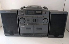 Vintage Magnavox AZ9210 Dynamic Bass CD/Radio/Cassette Recorder Boombox READ