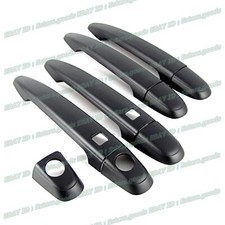 Matte Black Cover Trim For 08-2013 Toyota Highlander Suv Side Smart Door Handle Matte Black Cover Trim For 08-2013 Toyota Highlander Suv Side Smart Door Handle