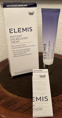 ELEMIS Peptide4 Eye Recovery Cream ~ 0.5 oz / 15 ml FULL Size ~ New in Box