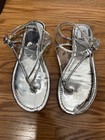 Mixit Silver Clear Sandals 8.5 — photo 1