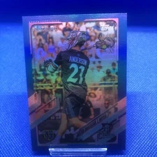 46/50 JUSTIN ANDERSON RC Blue Foil Parallel Topps 2021 Lacrosse 1st Edition PLL