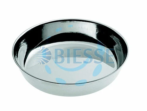 Ciotola grigi in acciaio inox per cani