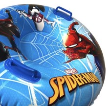 Marvel Spiderman Inflatable Snow Tube 33  diameter 264 lb Weight Limit New In Box