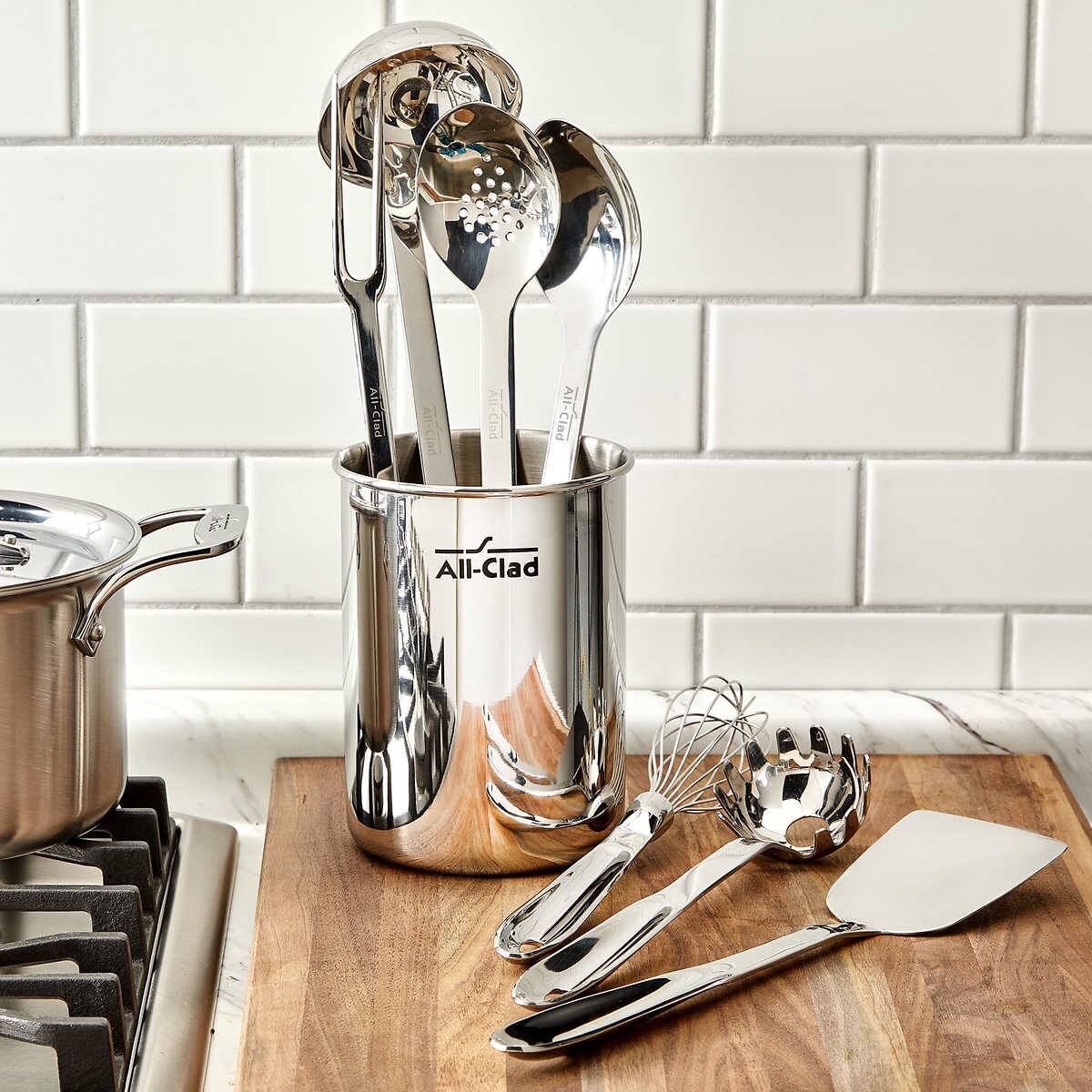 未使用All-Clad キッチンツールセット 3本 Amazon.com: All-Clad Specialty Stainless Steel Kitchen Gadgets