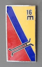 Insigne émail 16° RG 62° DMT Régiment du Génie Pontonniers G.2824 ORIGINAL BADGE