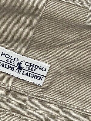 Polo Ralph Lauren Men's Gordon Chino Pants Khaki Flat Front Polo Ralph Lauren Men's Gordon Chino Pants Khaki Flat Front
