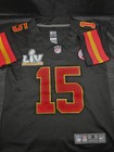 Nike Kansas City Chiefs Patrick Mahomes #15 Youth Black Stitch Jersey S