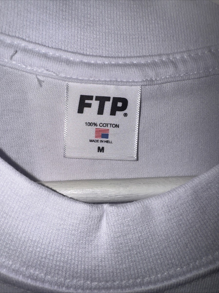 FTP x Vans Checkered Logo Tee White Men's Size Medium NEW | eBay