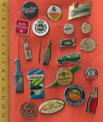 20 x Warsteiner Bier Sekt Getränke Pins aus meiner Sammlung Lagerfach Nr.  120