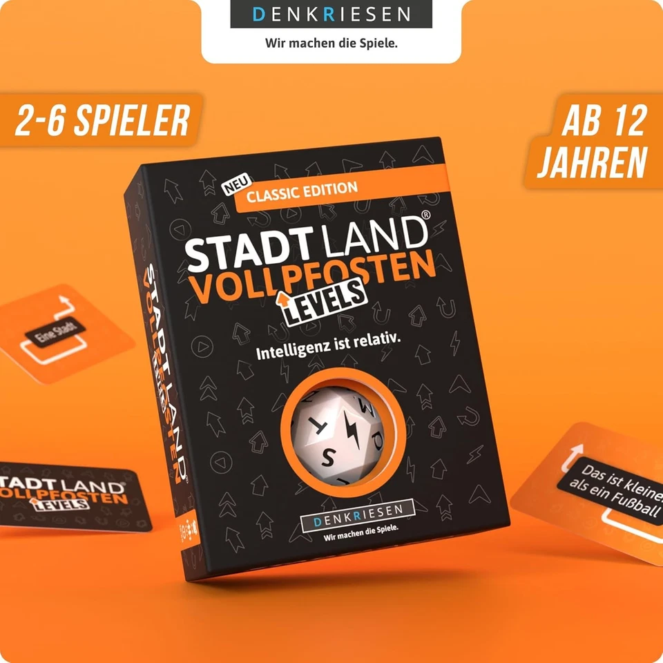 Stadt Land VOLLPFOSTEN Classic Edition – "Intelligenz ist relativ." | Levels - Bild 2 von 4