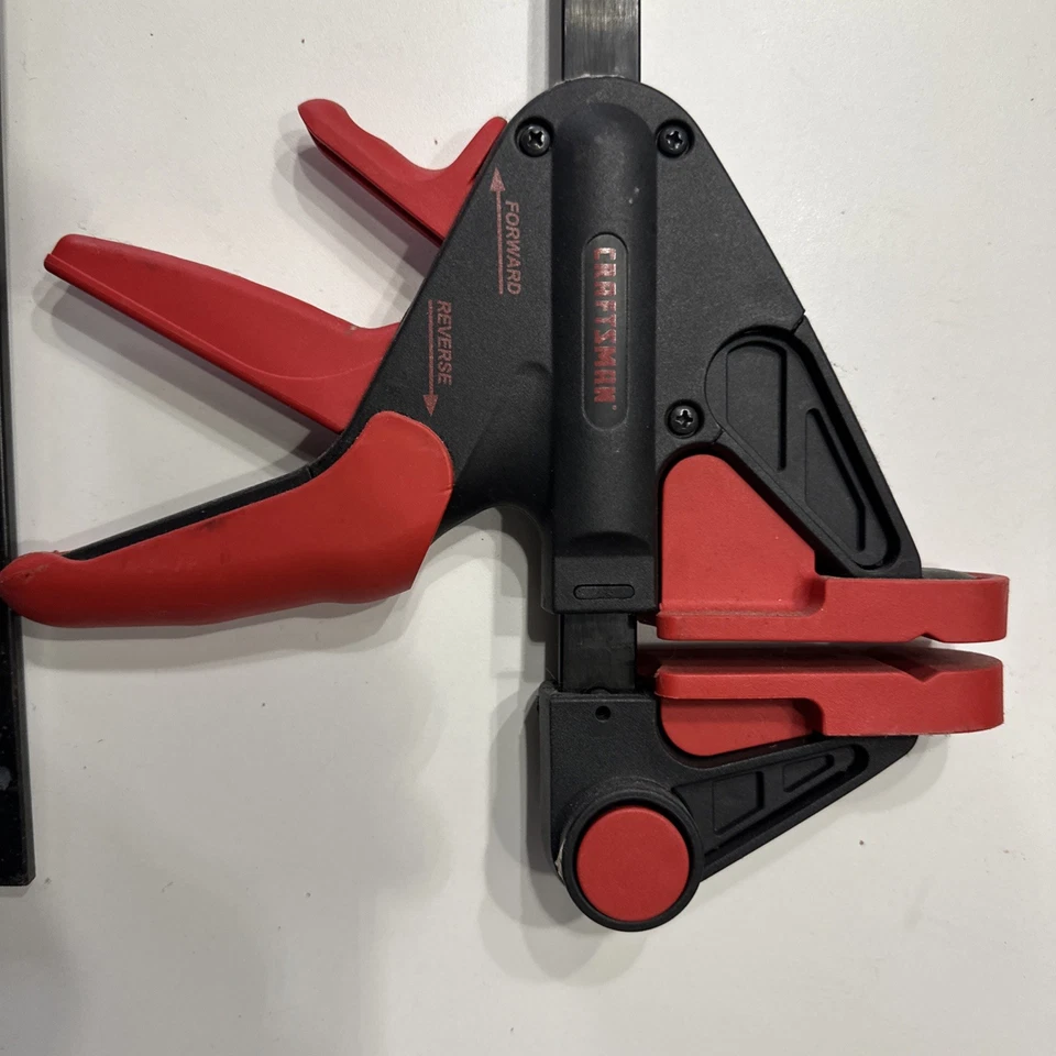 2 abrazaderas de barra Craftsman 31484 descatalogadas de 12” x 3,5” de alta resistencia RARAS liberación rápida Foto 2 de 4