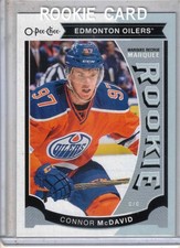 2015-16 OPC O-Pee-Chee Update hockey Connor McDavid Marquee Rookie card OILERS