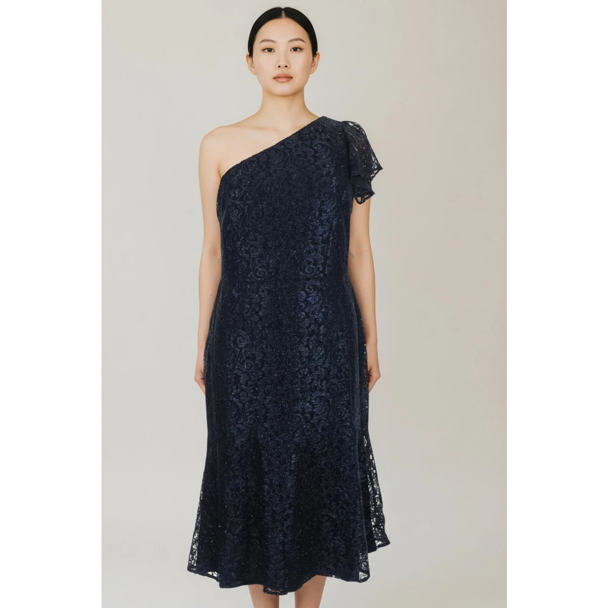 modest lace maxi dress Modest Mid Sleeves Black Lace Home Coming Formal Evening Cocktail Dress CX830155