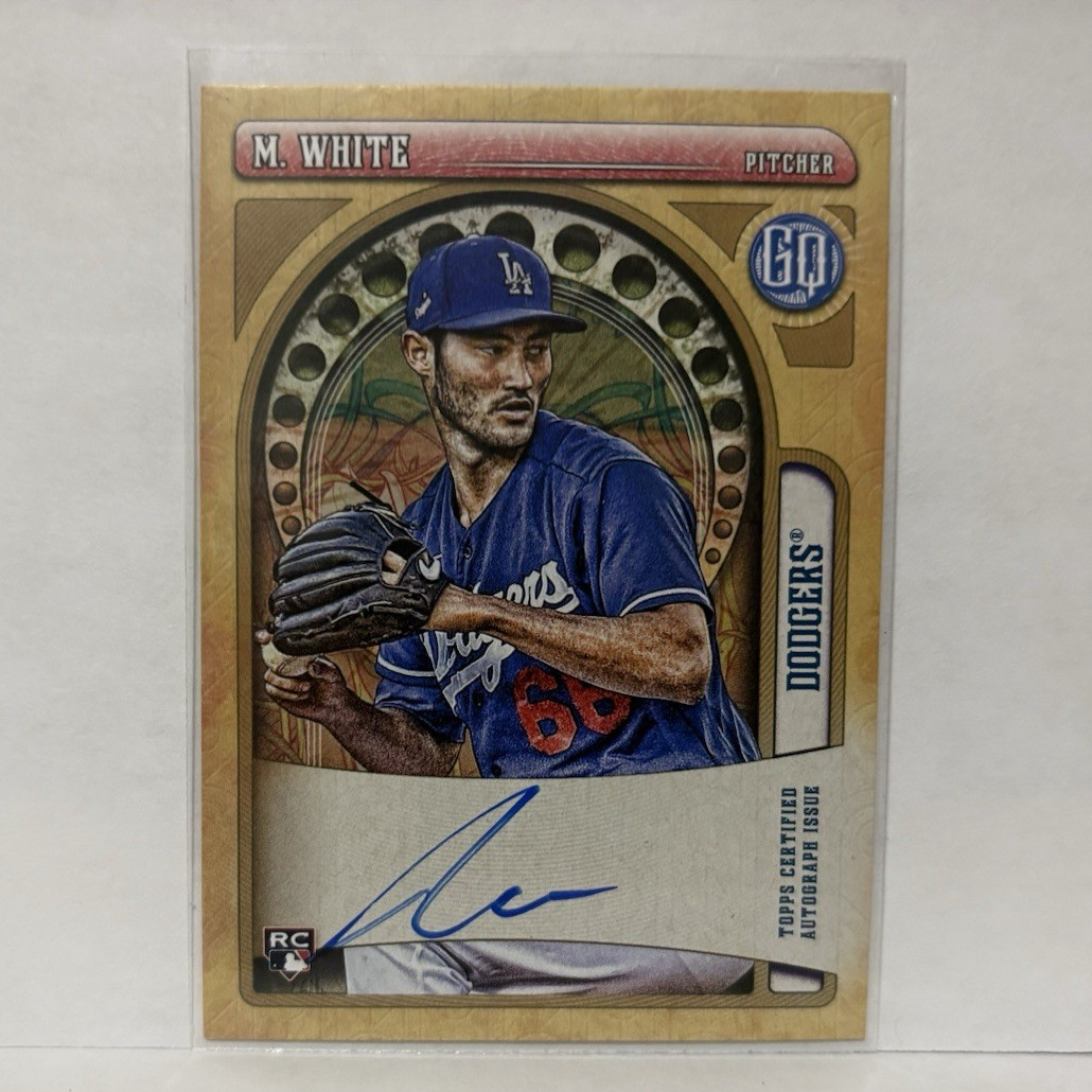 Topps Gypsy Queen 2021 Mitch White Rookie Auto #GQA-MW Dodgers Autographs