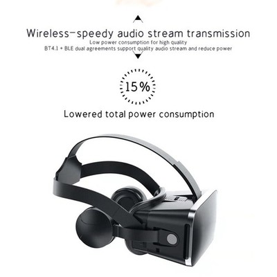 Immersives Virtual Reality Headset für Handys zum Ansehen von 3D Filmen