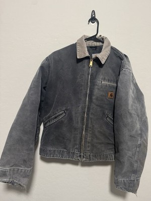 Early 2000s Carhartt Detroit Jacket, J97 PTL Faded Distress USA