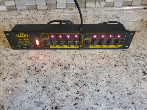 Chauvet SF-9000 - 8 Channel Timer Dual Switch System . ** Free Shipping ** - Picture 1 of 6