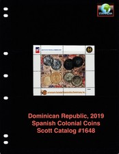 $3.50 Scott Value - 2019 DOMINICAN REP Coins Antique s/s scarcer CV MNH NH UMM