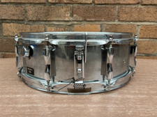 Tamburo rullante vintage JOHN GREY 14'' x 5'' guscio di betulla - 8 anse **VIDEO DEMO**