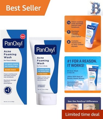 Daily Foaming Acne Cleanser with 10% Benzoyl Peroxide - Acne Control Solution